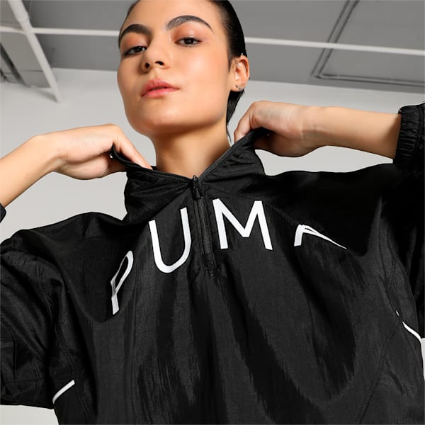 FIT "Move" Women's Woven Training Jacket, PUMA Black, extralarge-IND